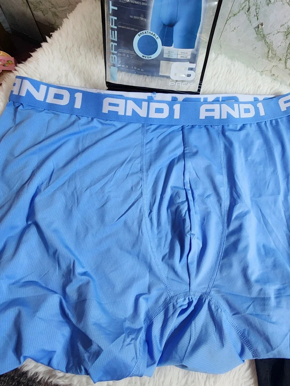 AND1 BREATHE PERFORMANCE BOXER BRIEFS